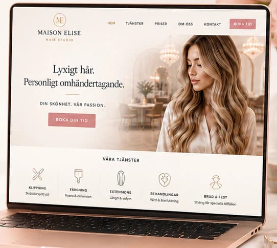 The Maison Elise concept website