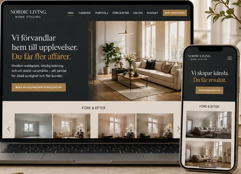 Nordic Living start page