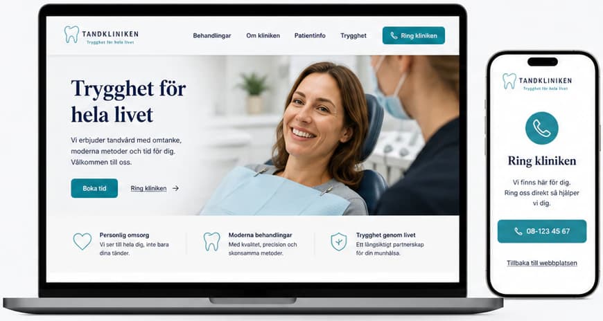 Tandkliniken start page