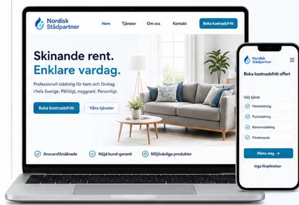 The Nordisk Städpartner concept website